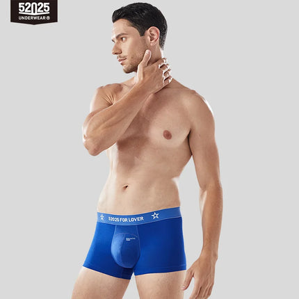 52025 Men's Viscose Boxers – 3D Capsule Support Pouch with Breathable Comfort, Adaptive Fit, Sculpted Lift and All-Day Comfort