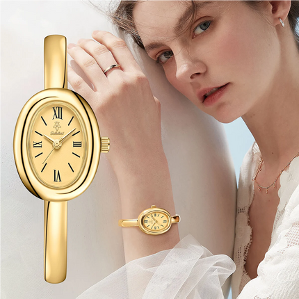 YaLaLuSi Brand Women's Watch: Stylish, Minimalist Bracelet Watch, Water-Resistant Quartz Watch, Gift Reloj Mujer Watch for Girls