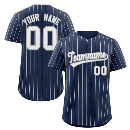 Custom Pinstripe Baseball Jersey Button Down Shirt Printed or Personalized Name Number for Men/Women/Youth