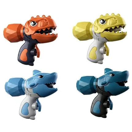 New Cute Dinosaur Shark Pushing Beach Outdoor Water Gun Children's Game Toy Water Gun Boys And Girls Water Toy Mini Water Gun