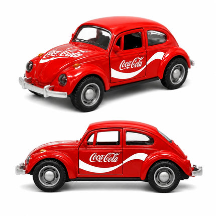 Retro Alloy Volkswagen Beetle Collectible Car Model Display Toy Metal Vehicle for Children Vintage Bug Collectibles