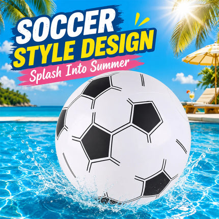 1PC Inflatable Soccer Ball Beach Ball Large Blow Up Football Pool Ball PVC Water Ball Outdoor Summer Party Game