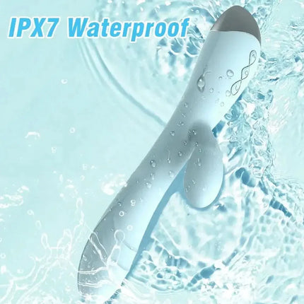 Rabbit G Spot Vibrator Female Clitoral Stimulator Vagina Vibrating Massager Anal Dildo Masturbator Adult Goods Sex Toy for Women