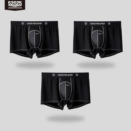 52025 Men's Viscose Boxers – 3D Capsule Support Pouch with Breathable Comfort, Adaptive Fit, Sculpted Lift and All-Day Comfort