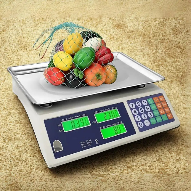 Commercial Digital Electronic Scale Precision Fruit Vegetable Meat Food