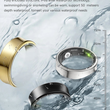 2026 Smart Ring Gesture Control Remote Photo Taking Phone Scrolling IP68 Waterproof Long Battery Life Lightweight Comfort