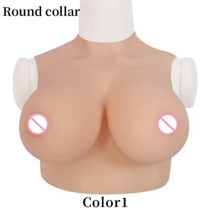 Silicone Breast Forms Realistic Fake chest Tits U-CHARMMORE  Enhancer Crossdresser Drag Queen Shemale Transgender Crossdressing