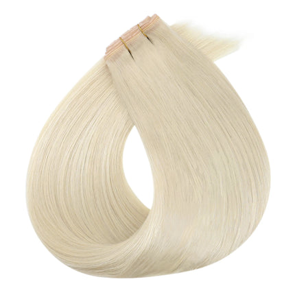 [New] Moresoo Butterfly Weft Hair Extensions Pu Hole Weft Hair Extension Add Volume Real Hair Invisible Double Sided Genius Weft