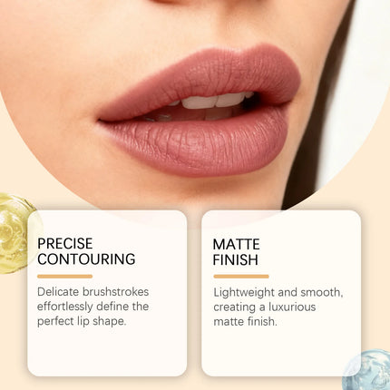 Waterproof Lip Liner Stain Natural Nude Matte Finish Pink Plumping Lip Liner Long Lasting Lip Liner Lip Contour Makeup Cosmetics