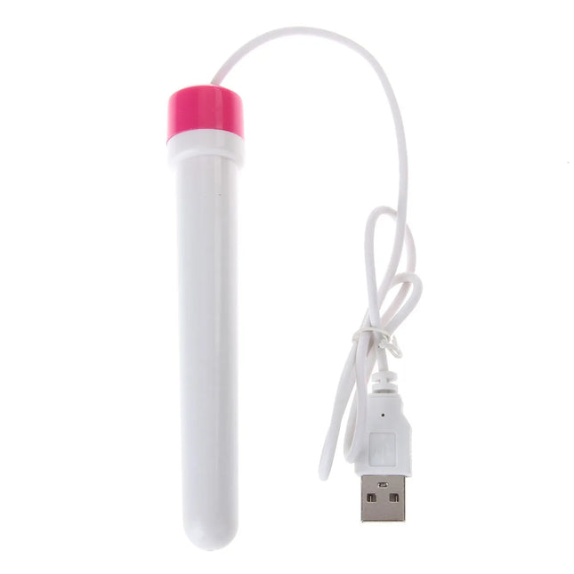 USB Power Heating Rod for Men Hot Masturbators Flashlight Pussy Warmer Sex Toys Adult Product Hand Jobs