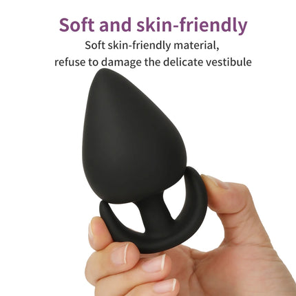 Anal Plug Safe Silicone Dildo Anal Butt Plugs G Spot Stimulation Unisex Wearable Stopper Adults Sex Toys for Men/Women