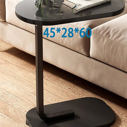 Side Table for Sofa Bed, Nordic U-Shaped Side Table with Tabloide, Small All-Purpose Side Table, Elegant and Modern