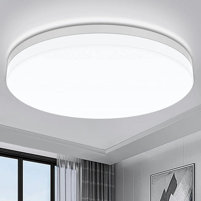 IRALAN Ceiling Lamp Ultra-thin Round Ceiling Light Bedroom Living Room Lighting Interior Ceiling Light Fixture 48W 36W 24W 18W