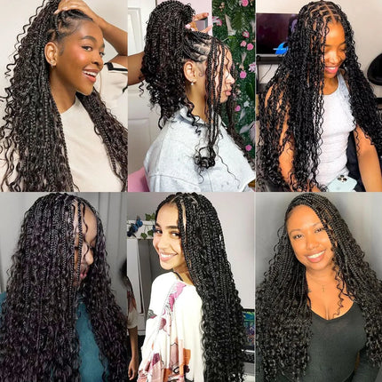100g Deep Wave Human Hair Bulk For Braiding No Weft Bundles Human Braiding Hair For Boho Braids Raw Human Hair Extensions