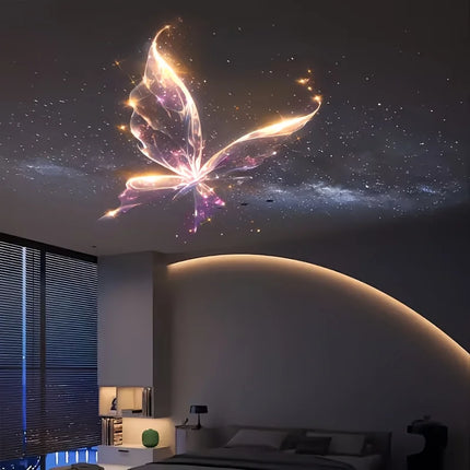 USB powered LED projection night light ocean and butterfly patterns whales, jellyfish, night light bedrooms, living rooms