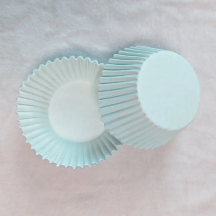 100X plain Solid color Paper Cupcake Liners White Purple Navy Blue Brown Green Yellow Red Polka Dot muffin baking Cup cake mold