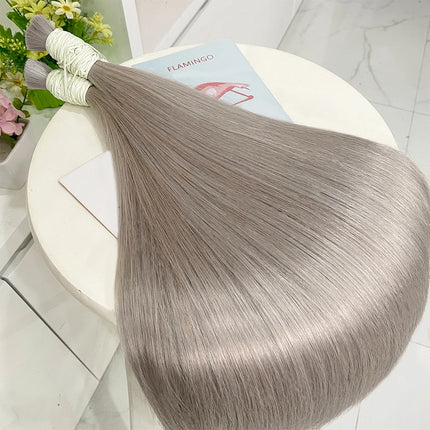 100% Real Human Hair Bulk No Weft Vietnamese Hair Virgin Remy Straight Hair Bulk 30inch Natural Black Hair Extension Blone 613