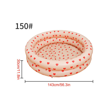 1PC Pool Floats, 2 in 1 Inflatable Pool Ball Pit, Soft Bottom Portable Paddling Pool Indoor Outdoor Summer Water Play