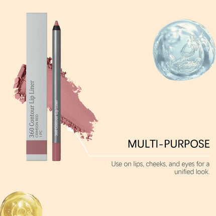 Waterproof Lip Liner Stain Natural Nude Matte Finish Pink Plumping Lip Liner Long Lasting Lip Liner Lip Contour Makeup Cosmetics