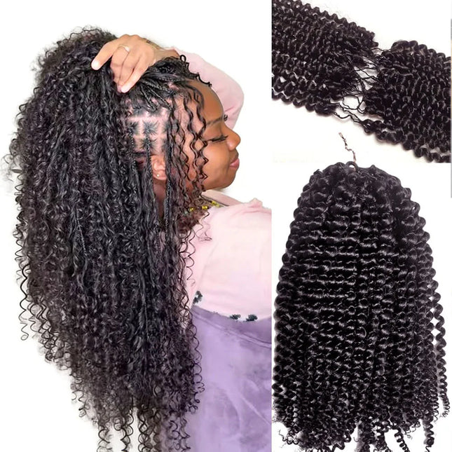 Feather Crochet Human Hair Extensions Knotless Pre-Separated Vietnamese Deep Wave Feather Crochet Human Hair For Braiding