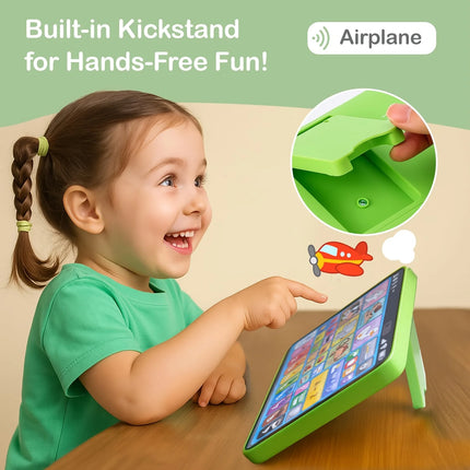 2026 New Learning Tablet for Toddlers, Trilingual Learning Toys with Music & Sound, Speech Therapy Toys for 12 Months Boy Girl, Musical Baby Birthday Toys for 1 Year Old Girls, Toddler Educational Toys Birthday Christmas Gift