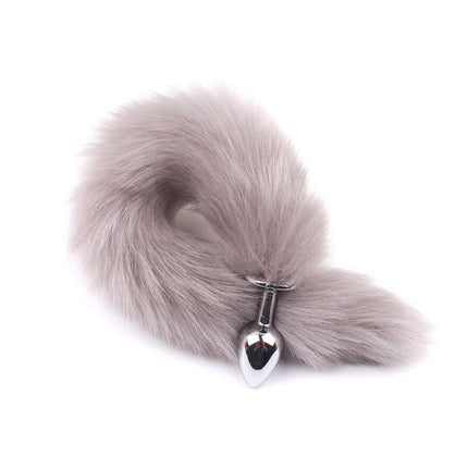 Sexy Fox Tail Anal Plug Anal Toy For Women Adult Sex Product Men Butt Plugs Stainles Steel Anal Plug Cosplay Sex Toys For Couple