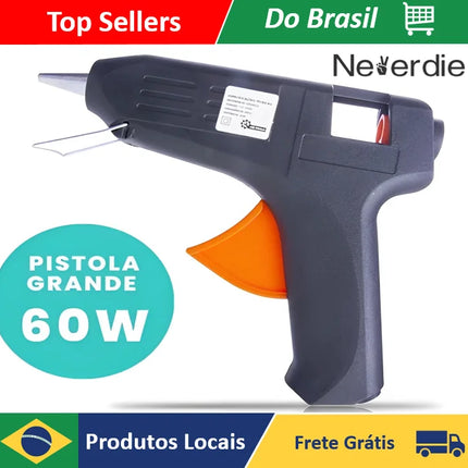 Hot Glue Gun Bivolt 40W Power Off Button 110V/220V - Neverdie Store