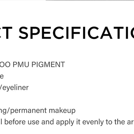 FAMISOO 5ml Tattoo Lip Tattoo Permanent Makeup Eyebrow Lip Liner Cosmetic Tattoo Color Pigment Supplement