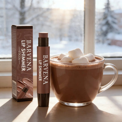 Moisturizing Lip Balm Stick Shea Butter Long Lasting Lip Tint Natural Color Refreshing Cocoa Peppermint Shimmer Lip Gloss Makeup