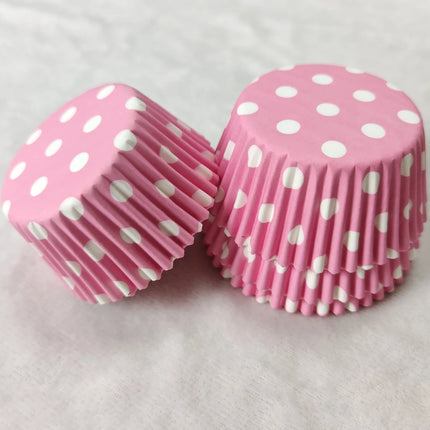 100X plain Solid color Paper Cupcake Liners White Purple Navy Blue Brown Green Yellow Red Polka Dot muffin baking Cup cake mold
