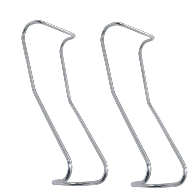 2pcs Autoclavable Dental Mouth Retractor, Stainless Steel Cheek Lip Retractor for Dental Implant Surgery & Orthodontic Tools