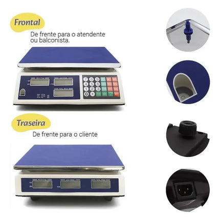 Commercial Digital Electronic Scale Precision Fruit Vegetable Meat Food