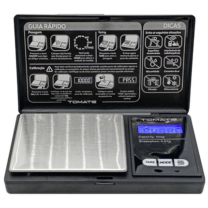 Mini High Precision Digital Scale Up To 500g With Compact And Portable Illuminated LED Display For Home And Professional Use