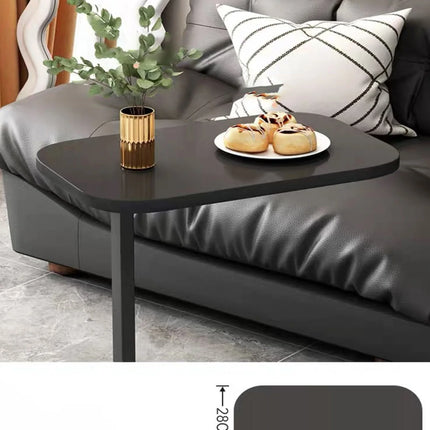 Side Table for Sofa Bed, Nordic U-Shaped Side Table with Tabloide, Small All-Purpose Side Table, Elegant and Modern
