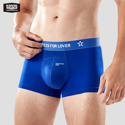 52025 Men's Viscose Boxers – 3D Capsule Support Pouch with Breathable Comfort, Adaptive Fit, Sculpted Lift and All-Day Comfort