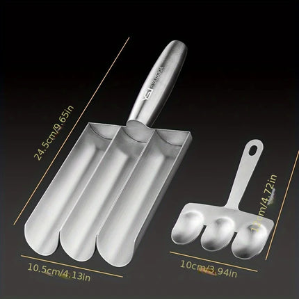 Easy-Release Non-Stick Meatball Maker Set - Manual Meatball Spoon for Effortless Fish Balls-Ideal Kitchen Tool for Home Cooking