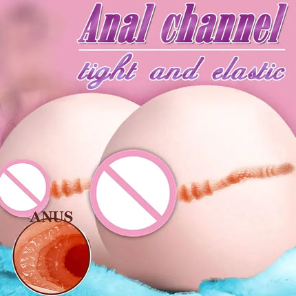 Sex Doll Boobs for Men with TPE Soft Jelly Breasts Male Masturbator Adult Toy Sex Toy Portable Male Masturbation Valentine's Day