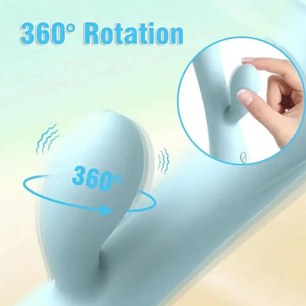 Rabbit G Spot Vibrator Female Clitoral Stimulator Vagina Vibrating Massager Anal Dildo Masturbator Adult Goods Sex Toy for Women