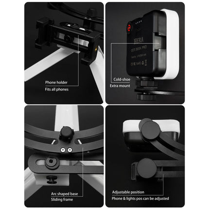 Hera MK-19 Mobile Phone Photography Light - Filling Light For Smartphone Photography