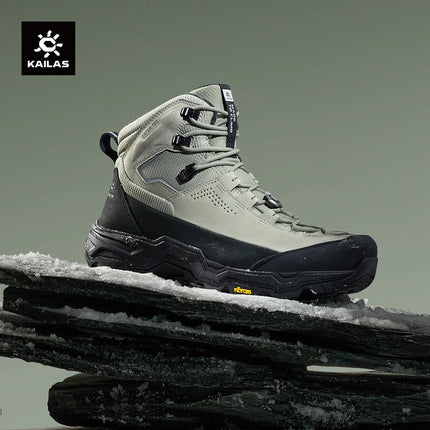 KAILAS New Arrivals N53-2 FLT Men's Ice Grip Anti-Slip Hiking Shoes Outdoor Waterproof Sport Sneakers KS2542150