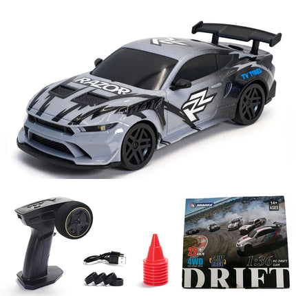 1/36 RC Crawler Car 4WD Mini Radio Control Off-road Vehicles Light System RC Car Remote Control RTR Hobby Model Gift