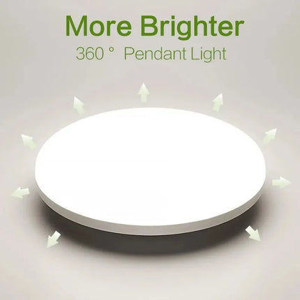 IRALAN Ceiling Lamp Ultra-thin Round Ceiling Light Bedroom Living Room Lightning Interior Ceiling Light Fixture 48W 36W 24W 18W