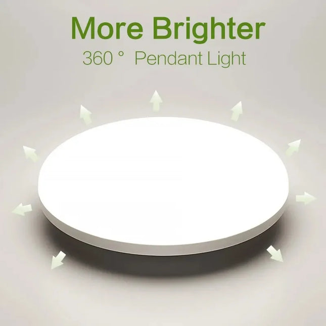 IRALAN Ceiling Lamp Ultra-thin Round Ceiling Light Bedroom Living Room Lighting Interior Ceiling Light Fixture 48W 36W 24W 18W