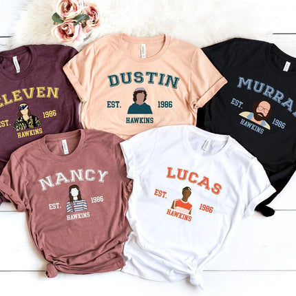 Stranger Movie Theme T-Shirt S-Stranger T-Things Trendy Graphic Tee For Party Cool Streetwear Outfit For Fans Casual Unisex Tops