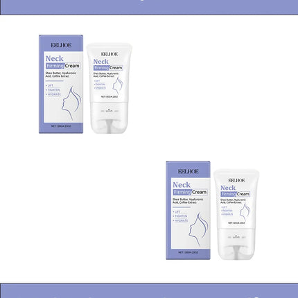 EELHOE Roll-On Firming Neck Massage Cream Daily Hydrating Nourishing Skin Care Lotion, Mild Gentle Moisturizing Care for Neck Area, Effectively Lift & Tighten Sagging Neck Skin, Fade Wrinkles & Fine Lines, Smooth Neck Texture
