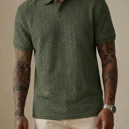Summer 2026 Men's Fashion Short Sleeve POLO Shirt Casual Beach Sports New Arrival Elegant Style for Men