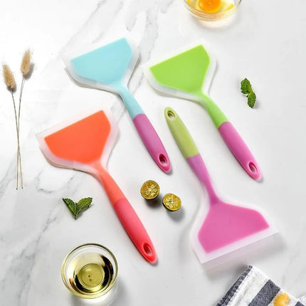 1 PC Silicone Cooking Spatula Kitchen Utensil Cooking Utensil Spatula Beef Meat Egg Kitchen Scraper Pizza Cooking Shovel