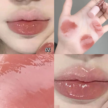 MAGIC CASA Mini Rabbit Lip Gloss Set | 4-Piece Mirror Smooth Silky Shine Gloss | Hydrating, Long-Lasting Water Gloss Finish