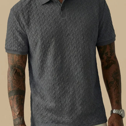 Summer 2026 Men's Fashion Short Sleeve POLO Shirt Casual Beach Sports New Arrival Elegant Style for Men