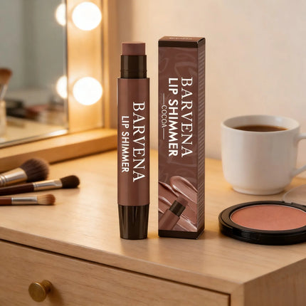 Moisturizing Lip Balm Stick Shea Butter Long Lasting Lip Tint Natural Color Refreshing Cocoa Peppermint Shimmer Lip Gloss Makeup